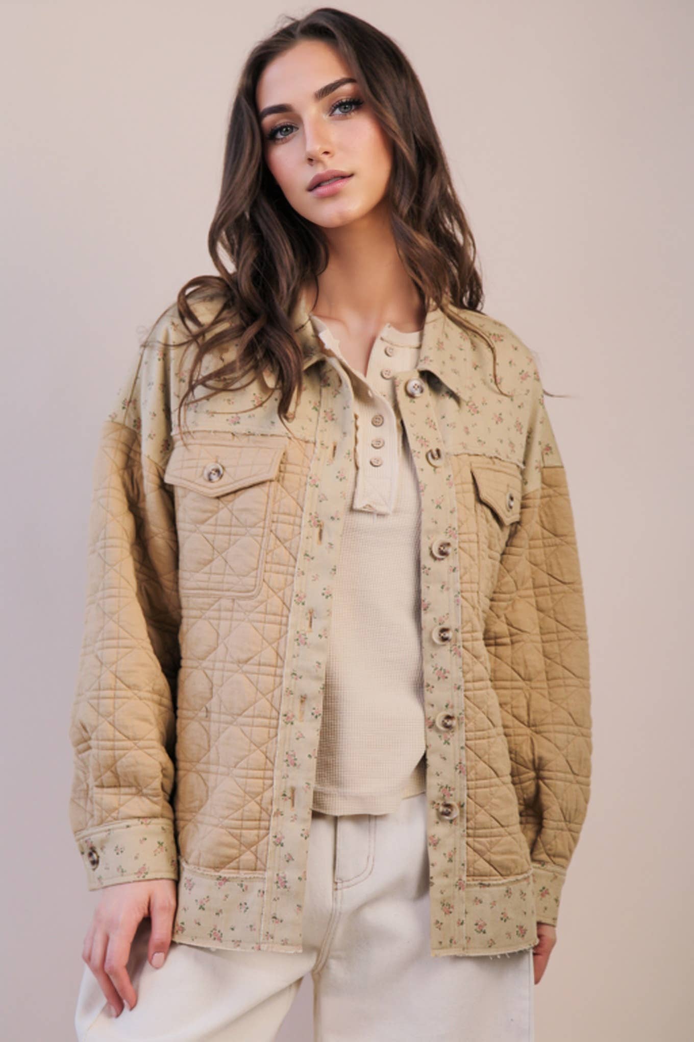 The Petal Patch Oversized Jacket