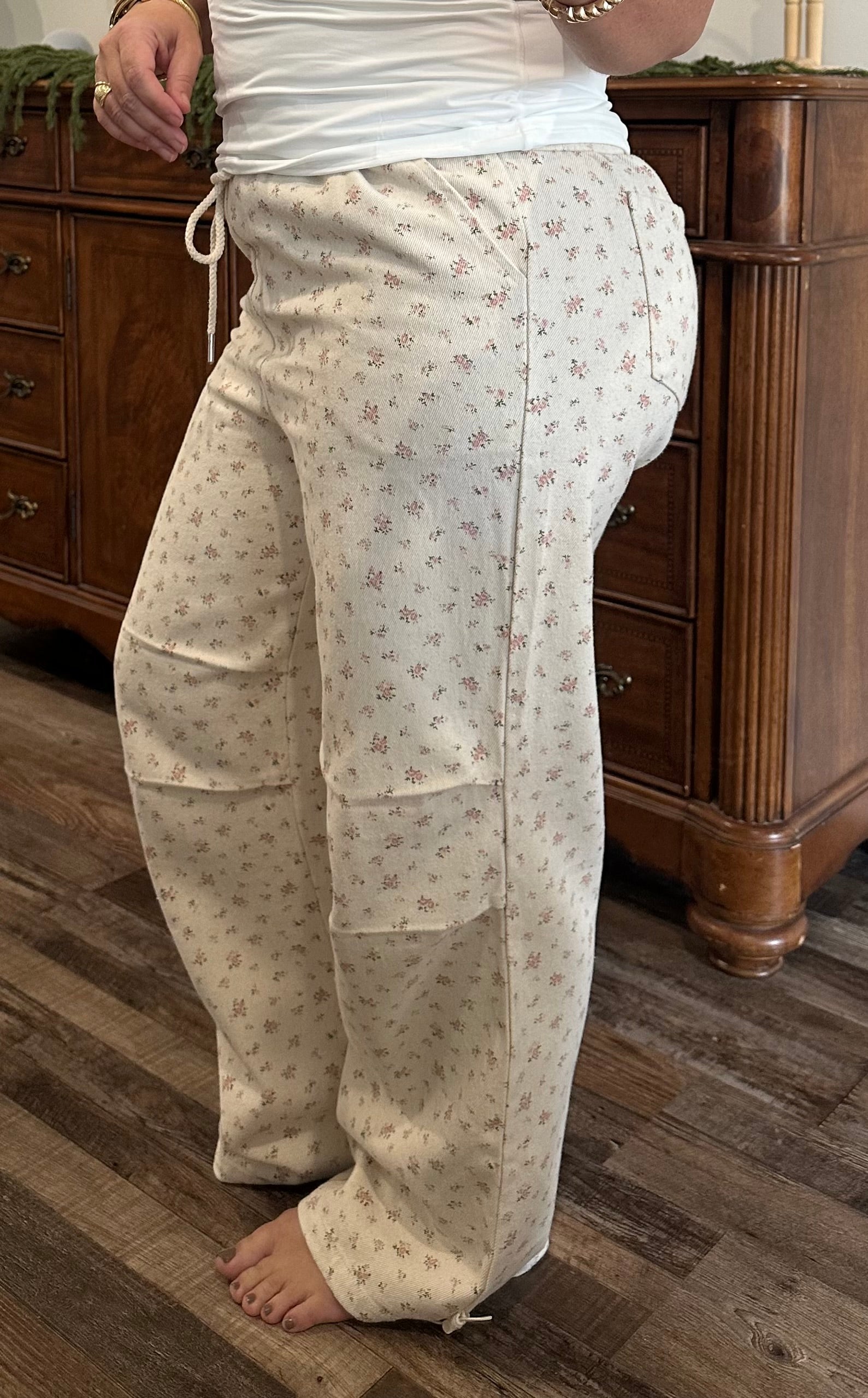 The Petal Patch Parachute Pants