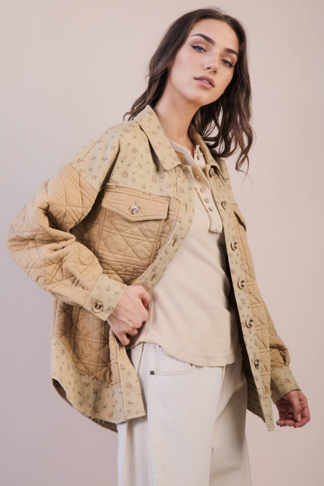 The Petal Patch Oversized Jacket