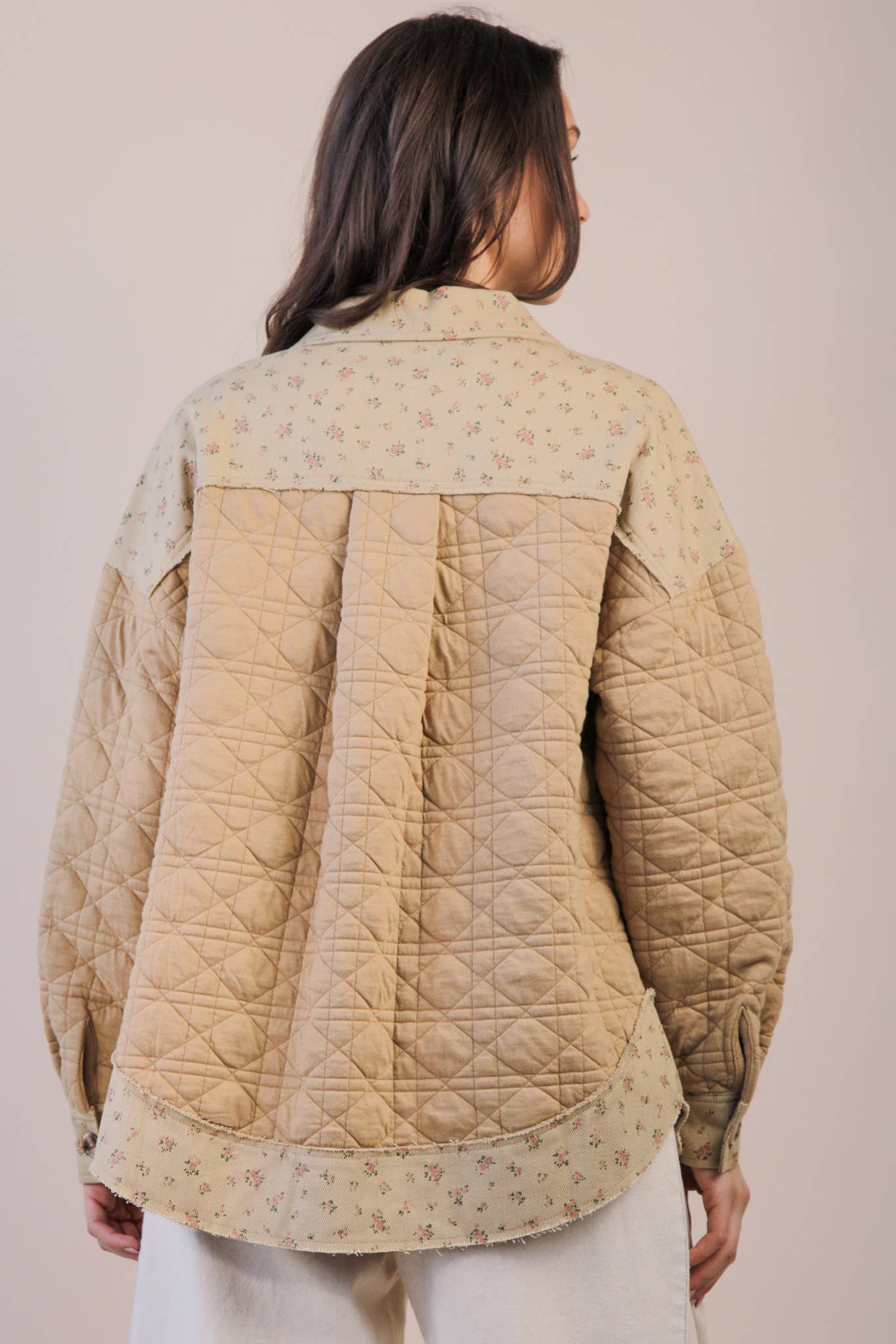 The Petal Patch Oversized Jacket