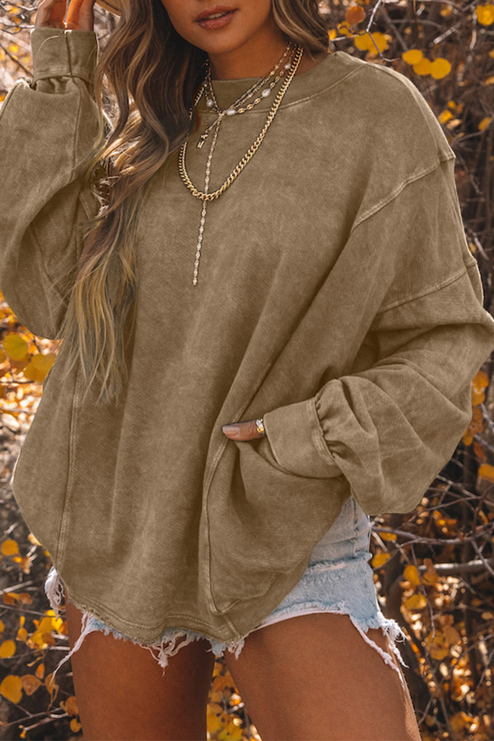 Reversible Twist Front/Back Sweater