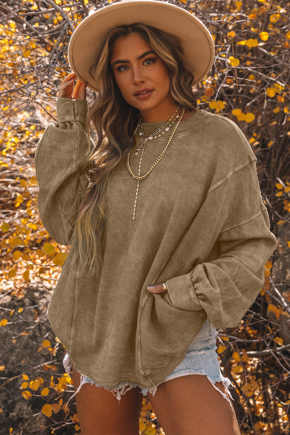 Reversible Twist Front/Back Sweater