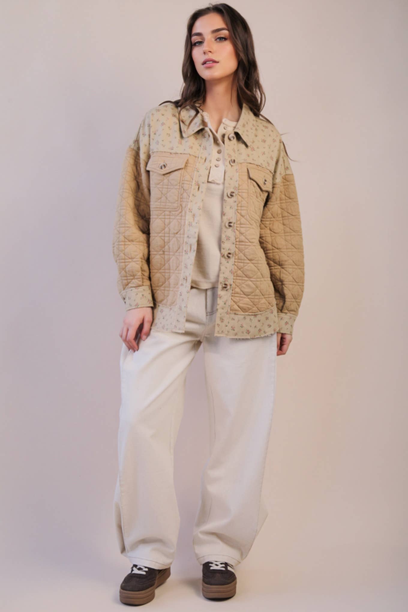 The Petal Patch Oversized Jacket