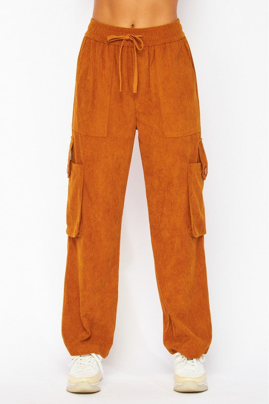 Corduroy Cargo Lounge Pants